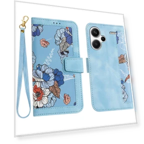 PU Leather Flower Pattern Wallet Style Flip Phone Cover — Flip Cases, Smartwatch 2025