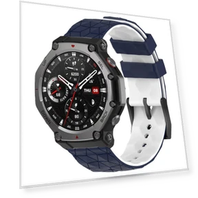 Silicone Watch Strap with Football Pattern — Watch Straps & Bands, MY-CASE