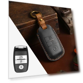 Leather Key Case — Key Holders & Accessories, Auto Parts Decorate