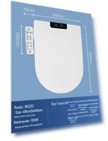 Smart Toilet Seat — Bathroom Essentials, ElectroCN