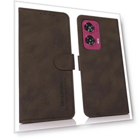 Texture Leather Soft Touch Magnetic Flip Phone Cover — Flip Cases, Smartwatch 2025