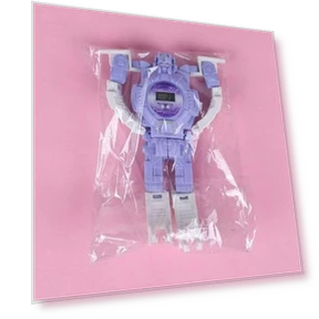Transforming Cartoon Robot Watch — Interactive Learning Devices, Super Go