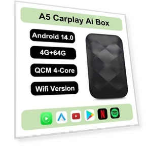 Wireless CarPlay Android Auto Adapter Dongle — Digital Media Receivers, Auto Launcher