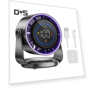 Air Cooling Fan with Digital Display — Stand Fans, Redmaple