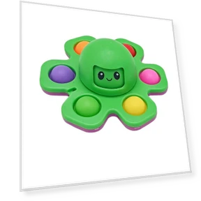 Rotating Octopus Toy with Expressions — Blocks, Toys-Glory Fourall