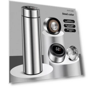 Smart Thermos Cup with LED Touch Digital Display — Beverage Warmers, Garden Supplies My