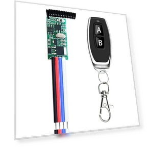 1-Channel Mini Relay Wireless RF Remote Control LED Lamp Controller Switch Micro Receiver Transmitter — Remote Controls, Superficial