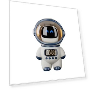 AI Astronaut Bean Bag Bluetooth Speaker — Portable Audio, ElectroCN