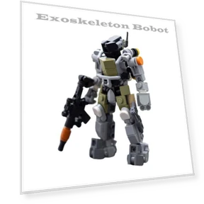 Compatible MOC Exoskeleton Robot Mech Building Blocks — Construction Kits, Super Go