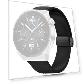 Magnetic Leather Coated Silicone Band — Bands, Smartwatch 2025