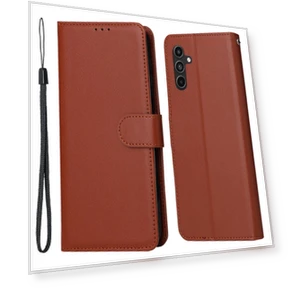 PU Leather Stand Phone Protector with 3 Card Slots — Phone Accessories, Smartwatch 2025