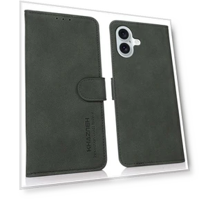 Texture PU Leather Folding Stand Phone Cover — Phone Accessories, Smartwatch 2025