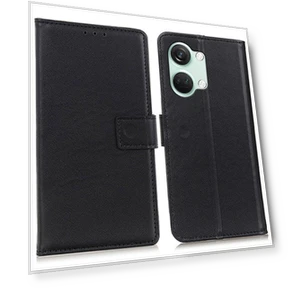 Textured PU Leather Wallet Cover Anti-fall Flip Stand Phone Case — Basic Cases, Smartwatch 2025