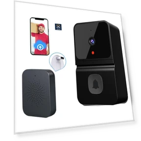 Two-Way Wireless Security Doorbell — Smart Home Security, Happy toadd cart
