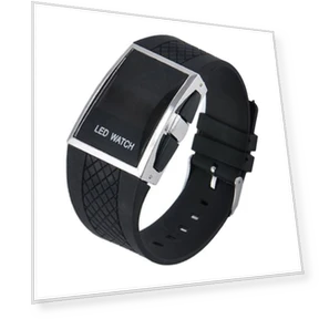 Unisex Smart Square Case LED Digital Display Sports Wristwatch — Wearable Accessories, ping Day