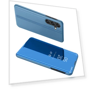 View Window PU Leather Protective Phone Case Stand Mirror — Phone Accessories, Smartwatch 2025