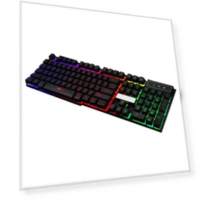 Color Backlit Plug and Play ABS 104-Key Keyboard — Keyboards, Smart Electron