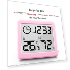 Thin Digital Indoor Thermometer and Hygrometer — Home Climate Control, TrendVibeCN