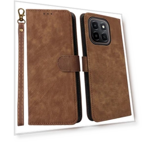 Wallet RFID Blocking PU Leather Phone Cover Stand with Strap — Flip Cases, Smartwatch 2025