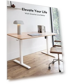 Electric Height Adjustable Standing Desk — Office, FEZIBO