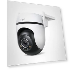 Outdoor Pan/Tilt Wi-Fi Security Camera — Dome Surveillance Cameras, TP-Link