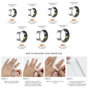 Smart Ring with Health and Fitness Tracking — Smart Ring, ZBNMY