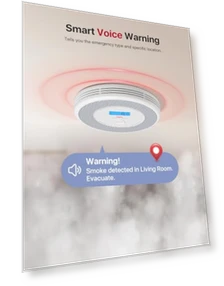 Smart Smoke and Carbon Monoxide Detector with Voice Location — Gas & CO Detectors, X-Sense