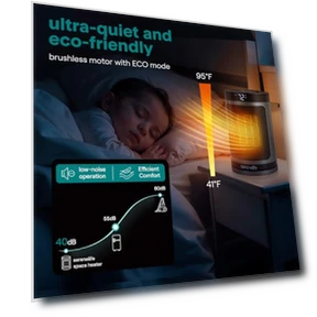 Smart Space Heater — Portable Heating Solutions, SereneLife