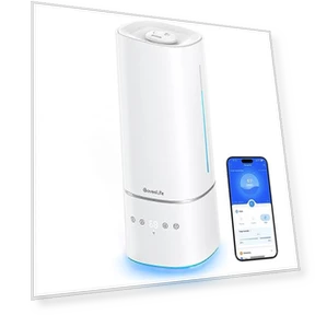 Top Fill Cool Mist Humidifier with WiFi, Auto Mode, and RGB Night Light — Air Moisturizers, GoveeLife