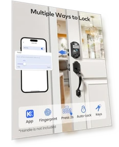 WiFi Smart Lock with Fingerprint and Keypad — Deadbolts, TEEHO