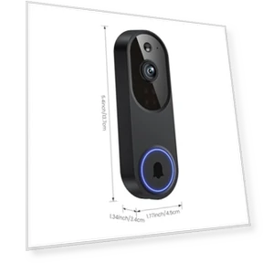 Wireless Wi-Fi Video Doorbell Camera — Smart Home Security, Orbitell