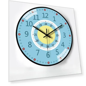 12-inch Automatic Synchronization Radio Wall Clock — Clocks, Window glass film