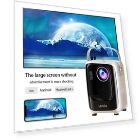 4K UHD Smart Mini Portable Projector — Home Theater Projectors, StrideBox