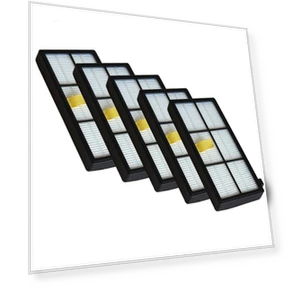 5-Piece Filter Kit with Side Brushes and Extractors — Canister, iRobot