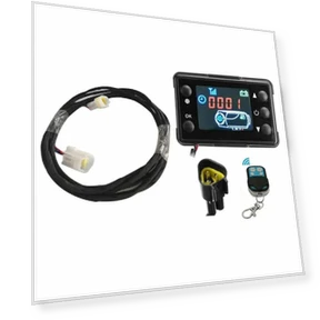 Air Heater LCD Monitor Switch Controller with Extension Cable — Portable Kerosene Heaters, Cars Auto Home