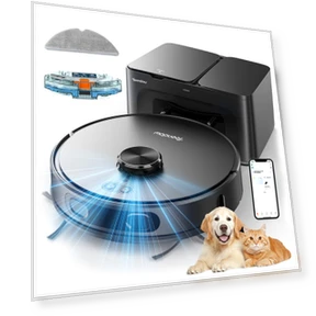 Auto-Empty Robot Vacuum Cleaner — Smart Cleaning Robots, Teendow