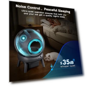 Automatic Litter Box for Multiple Cats — Waste Bins, Vivirata