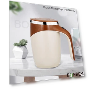 Automatic Self-Stirring Coffee Mug — Beverage Warmers, BORREY