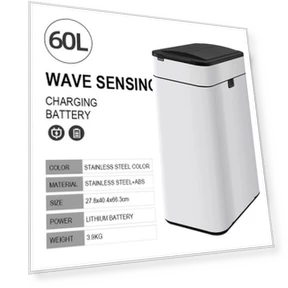 Automatic Trash Can with Sensor — Kitchen Cans, Homedepot