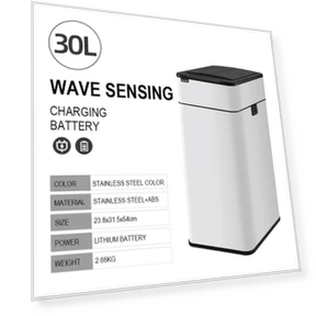 Automatic Trash Can — Kitchen Cans, Homedepot