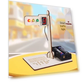 DIY Smart Traffic Light Kit for Educational Science Projects — Construction Kits, CreativeCorner