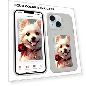 E Ink Case DIY Smart Display Customized Phone Cover — Screen Protectors, Smartwatch 2025