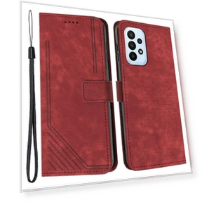 Imprinted PU Leather Case Skin-Touch Wallet Phone Cover — Protective Covers, Smartwatch 2025