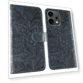 Lace Flowers PU Leather Flip Wallet Phone Cover — Sleeves, Smartwatch 2025