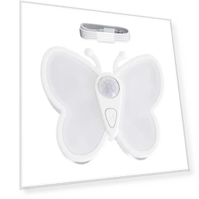 LED Butterfly Night Light with Adjustable Brightness — Night Lights, Blackcurrant