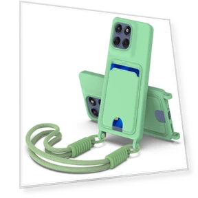 Liquid Silicone Case with Card Holder and Short Strap — Basic Cases, Smartwatch 2025