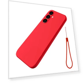 Liquid Silicone Phone Case with Strap — Phone Accessories, Smartwatch 2025