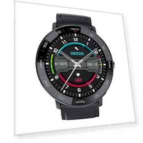 Men's Smart Watch with Touch Screen, Fitness Sport Heart Rate Blood Pressure Monitor — Smartwatches, NORTH EDGE