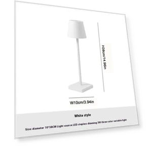 Modern LED Desk Lamp with Touch Control — Book Lights, Sole Street