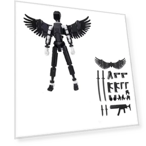 Multi-jointed Transformable Robot with Wings — Interactive Figures & Robots, Jimeim